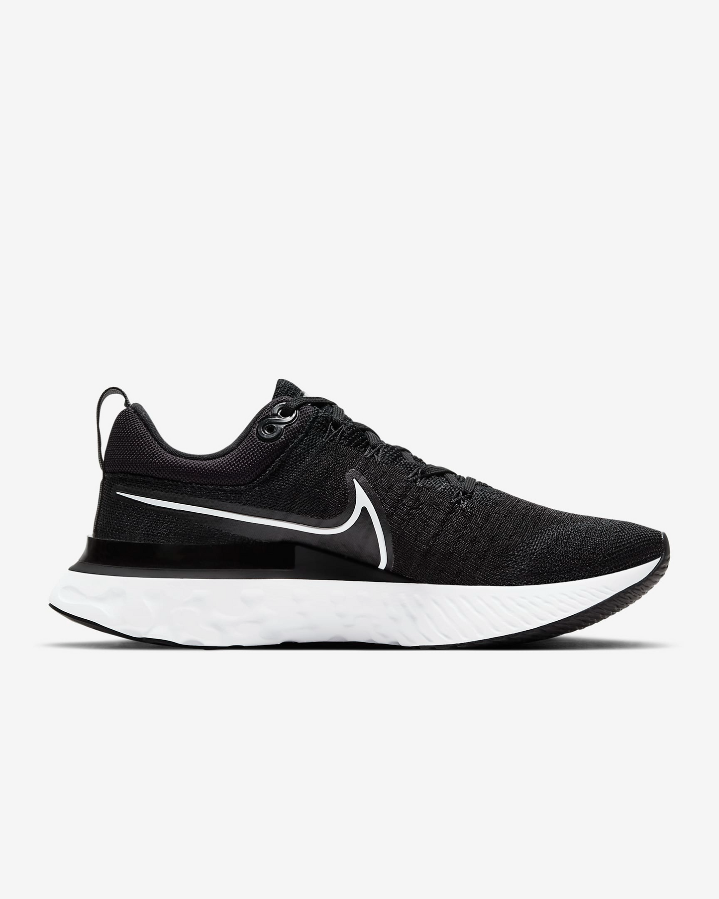 Nike Women s React Infinity Run Flyknit 2 Shoes Black Iron Grey Sportive