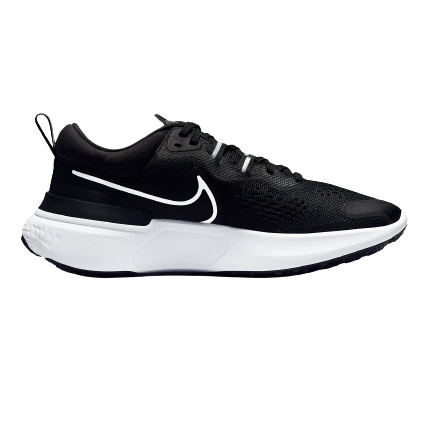 Nike Women's React Miler 2 Shoes - Black / Smoke Grey / White Sportive