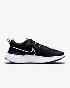 Nike Women's React Miler 2 Shoes - Black / Smoke Grey / White Sportive