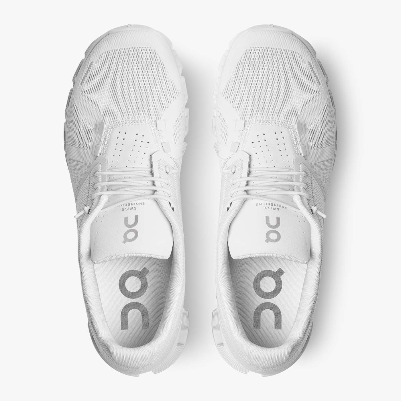 On Running Men's Cloud 5 Shoes - All White Sportive