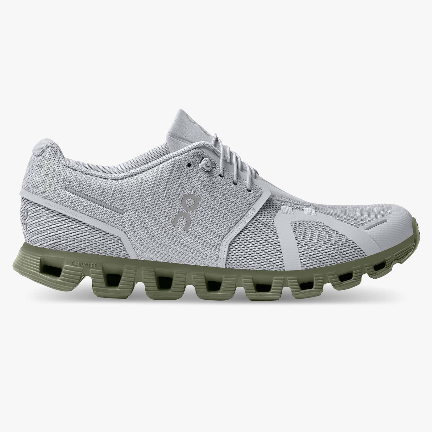 On Running Men's Cloud 5 Shoes - Glacier / Reseda Sportive