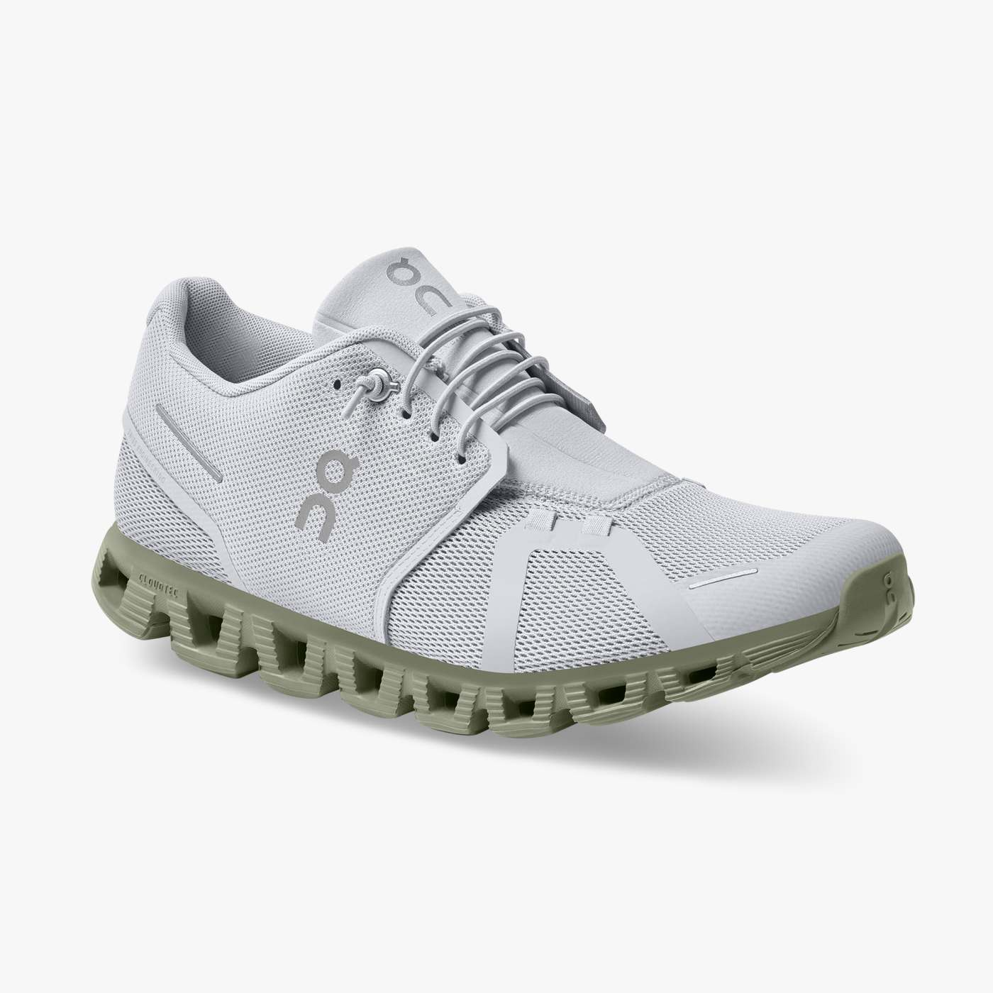 On Running Men's Cloud 5 Shoes - Glacier / Reseda Sportive