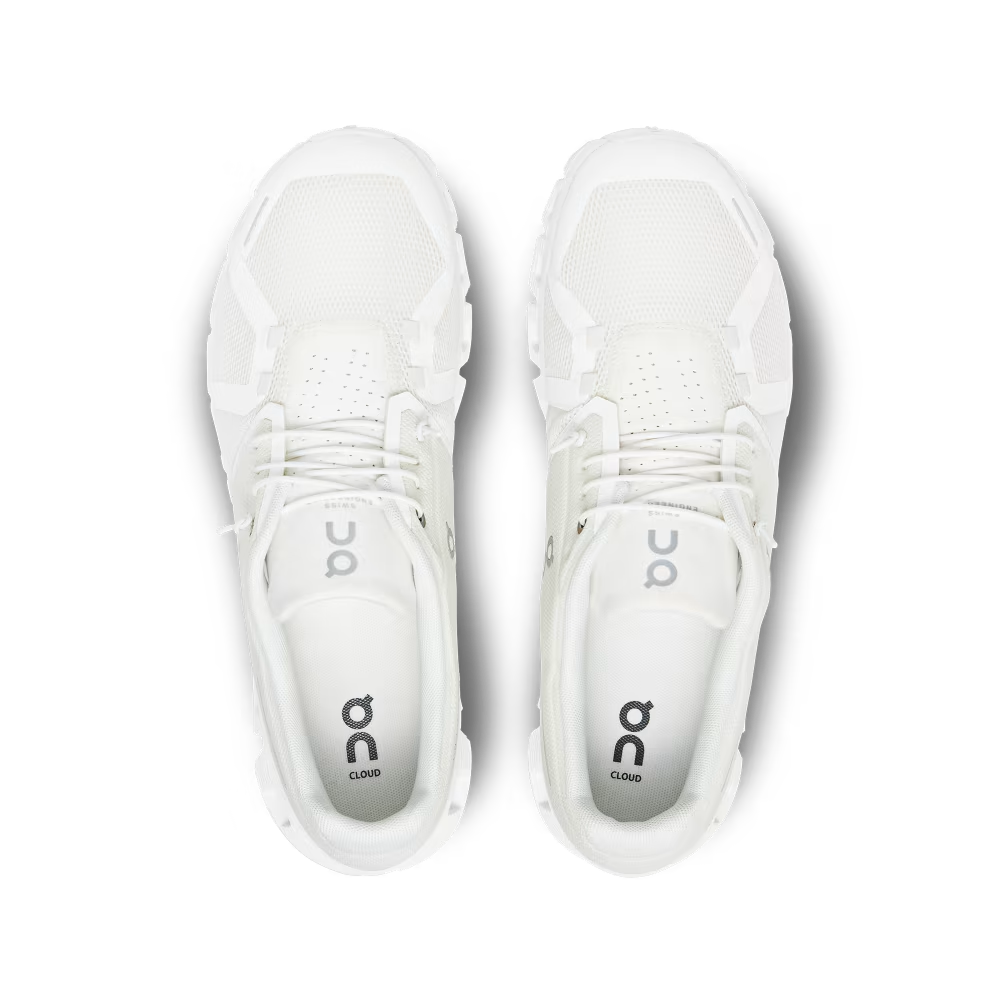 On Running Men's Cloud 5 Shoes - Undyed White / White Sportive