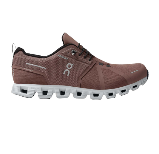 On Running Men's Cloud 5 Waterproof Shoes - Cocoa / Frost Sportive