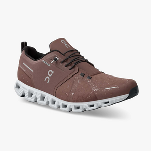 On Running Men's Cloud 5 Waterproof Shoes - Cocoa / Frost Sportive