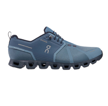 Load image into Gallery viewer, On Running Men&#39;s Cloud 5 Waterproof Shoes - Metal / Navy Sportive
