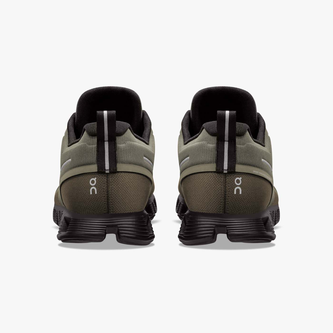 On Running Men's Cloud 5 Waterproof Shoes - Olive / Black Sportive