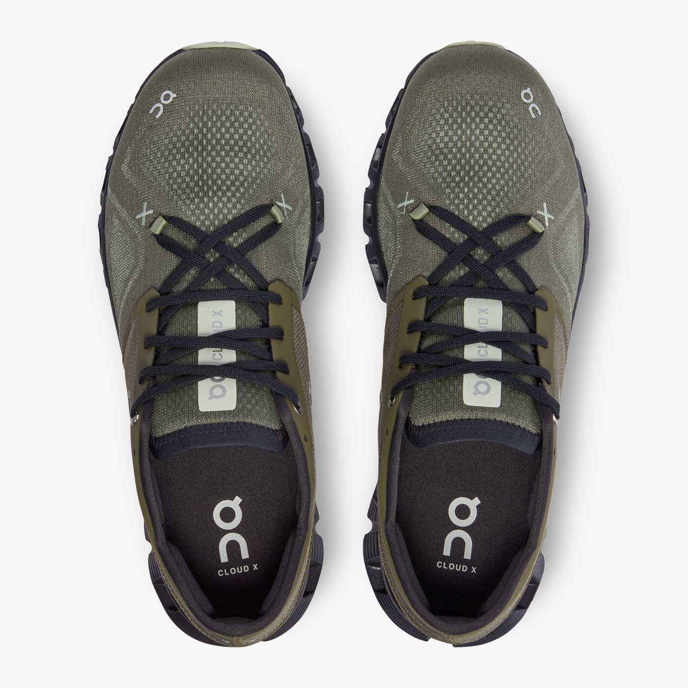 On Running Men's Cloud X 3 Shoes - Olive / Reseda Sportive