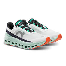 Load image into Gallery viewer, On Running Men&#39;s Cloudmonster Shoes - Undyed White / Creek Sportive

