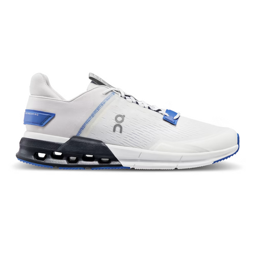 On Running Men's Cloudnova Flux Shoes - Undyed-White / Cobalt Sportive