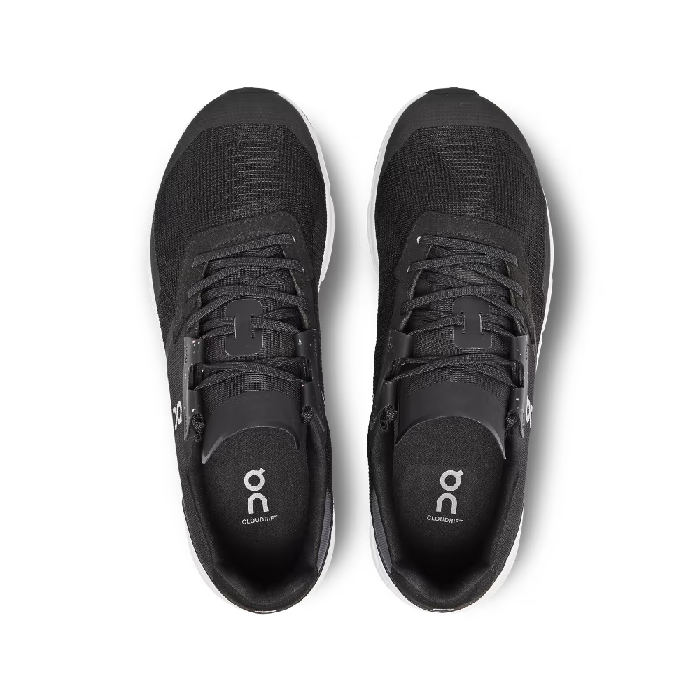 On Running Men's Cloudrift Shoes - Black / White Sportive