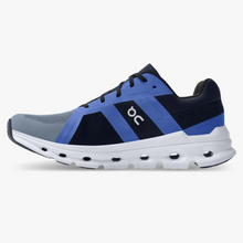 Load image into Gallery viewer, On Running Men&#39;s Cloudrunner Shoes - Metal / Midnight Sportive
