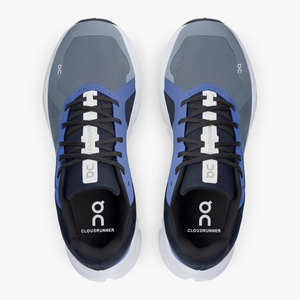 On Running Men's Cloudrunner Shoes - Metal / Midnight Sportive
