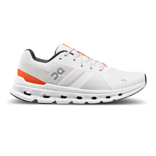 Load image into Gallery viewer, On Running Men&#39;s Cloudrunner Shoes - Undyed White / Flame Sportive
