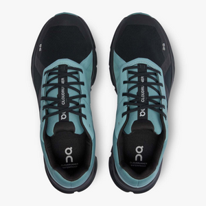 On Running Men's Cloudrunner Waterproof Shoes - Black / Tide Sportive