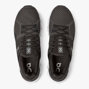On Running Men's Cloudswift Shoes  - Black / Rock Sportive