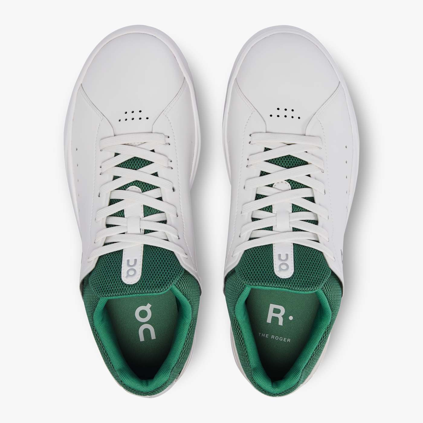 On Running Men's The Roger Advantage Shoes - White / Green Sportive