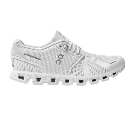 On Running Women's Cloud 5 Shoes - All White Sportive