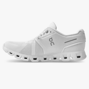 On Running Women's Cloud 5 Shoes - All White Sportive