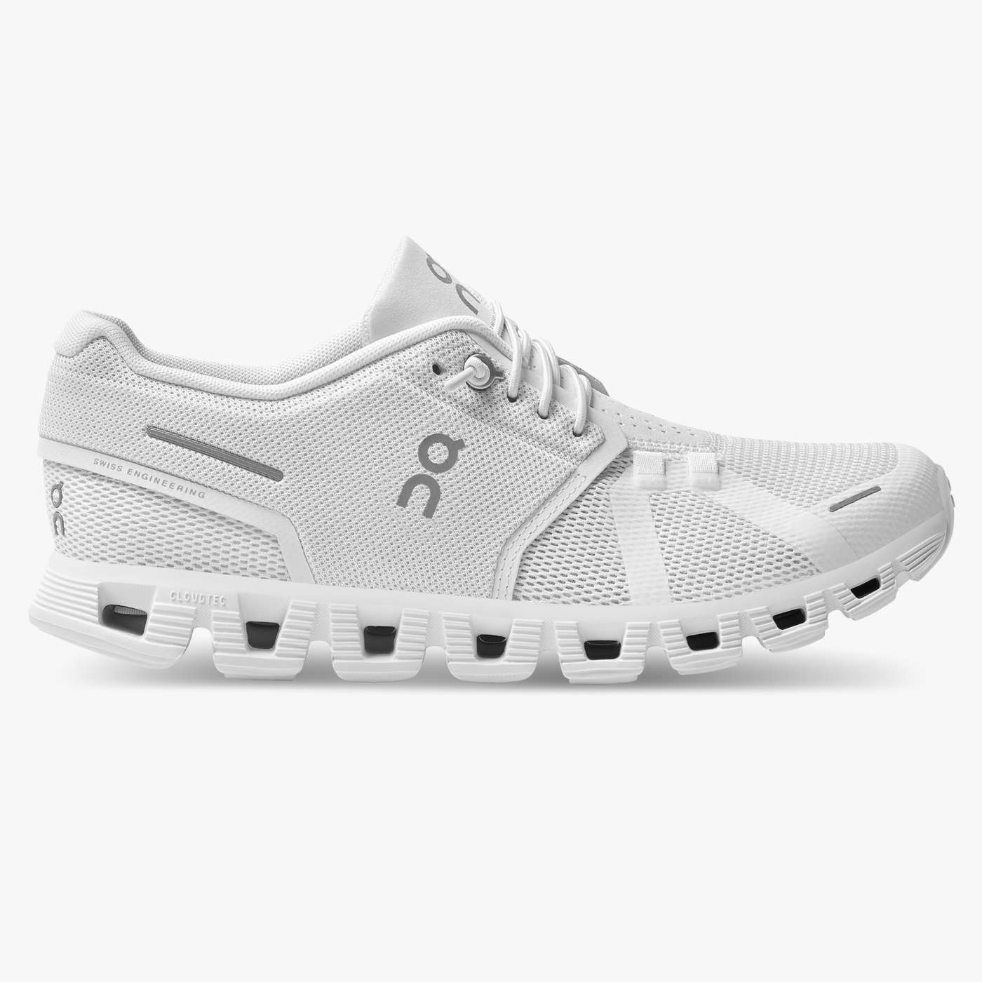 On Running Women's Cloud 5 Shoes - All White Sportive