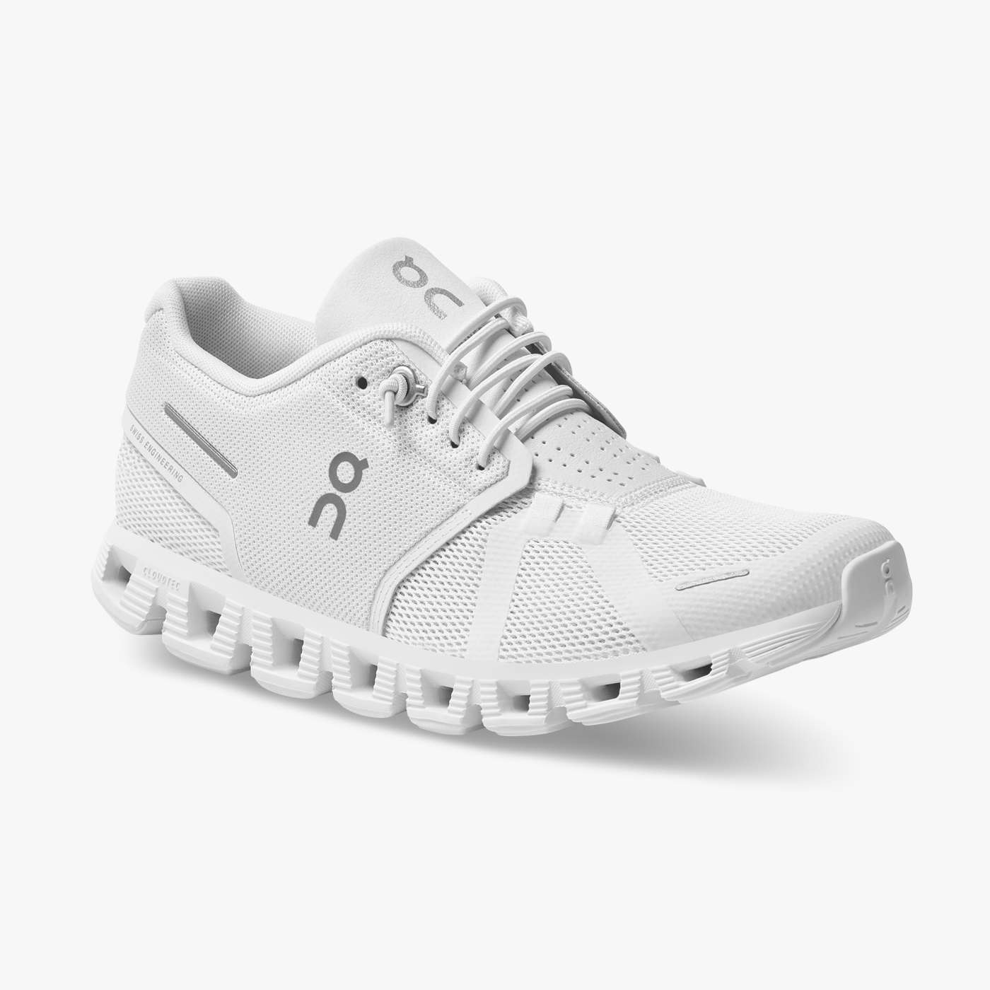 On Running Women's Cloud 5 Shoes - All White Sportive