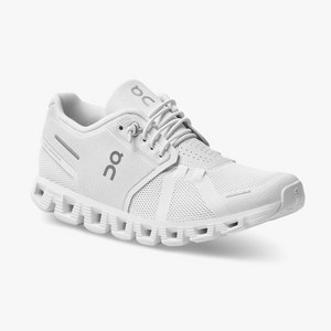 On Running Women's Cloud 5 Shoes - All White Sportive