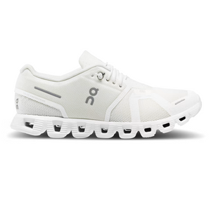 On Running Women's Cloud 5 Shoes - Undyed White / White Sportive