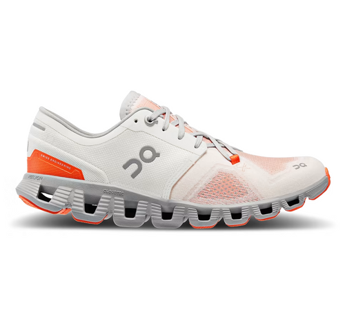 On Running Women's Cloud X 3 Shoes - Ivory / Alloy Sportive