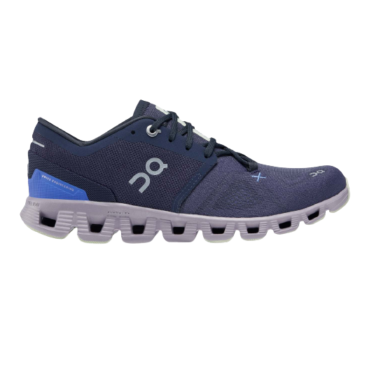 On Running Women's Cloud X 3 Shoes - Midnight / Heron Sportive