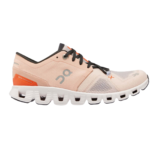 On Running Women's Cloud X 3 Shoes - Rose / Sand Sportive