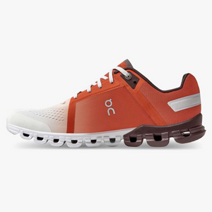 On Running Women's Cloudflow Shoes - Rust / White Sportive