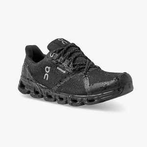 On Running Women's Cloudflyer Waterproof Shoes - Black / Lunar Sportive