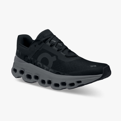 On Running Women's Cloudmonster Shoes - Black / Magnet - Shopsportive