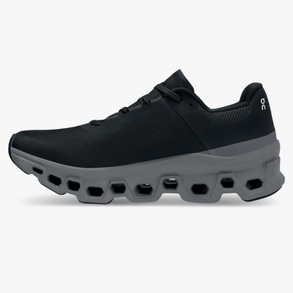 On Running Women's Cloudmonster Shoes - Black / Magnet - Shopsportive