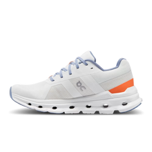 Load image into Gallery viewer, On Running Women&#39;s Cloudrunner Shoes - Undyed White / Flame Sportive
