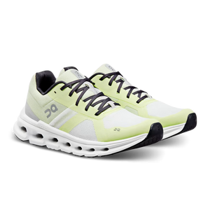 On Running Women's Cloudrunner Shoes - White / Seedlin Sportive