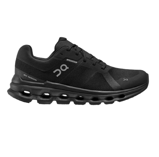 On Running Women's Cloudrunner Waterproof Shoes - All Black Sportive