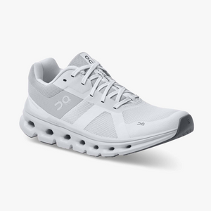 On Running Women's Cloudrunner Wide Shoes - White / Frost Sportive