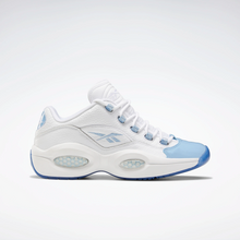 Load image into Gallery viewer, Reebok Men&#39;s Question Low Basketball Shoes - White / Fluid Blue / Reebok Ice-A1 Sportive
