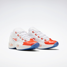Load image into Gallery viewer, Reebok Men&#39;s Question Low Basketball Shoes - White / Vivid Orange / Reebok Ice-A1 Sportive
